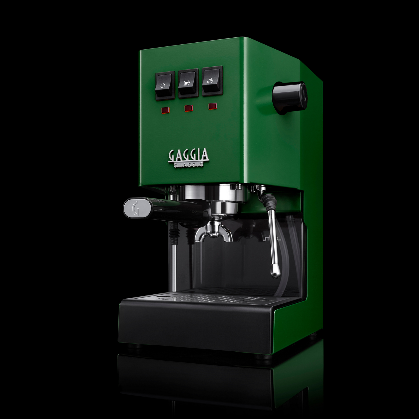 Gaggia Classic E24 | Brass Boiler & Brew Group | Premium SS Filter Holder & 58mm SS Portafilter | Made in Italy | 15-Bar Pump Espresso Machine | Jungle Green