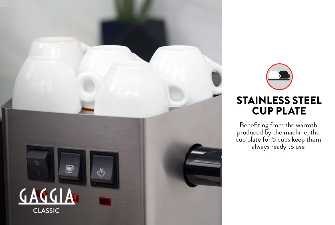 Gaggia | Classic EVO 2023 | Inox | Made in Italy
