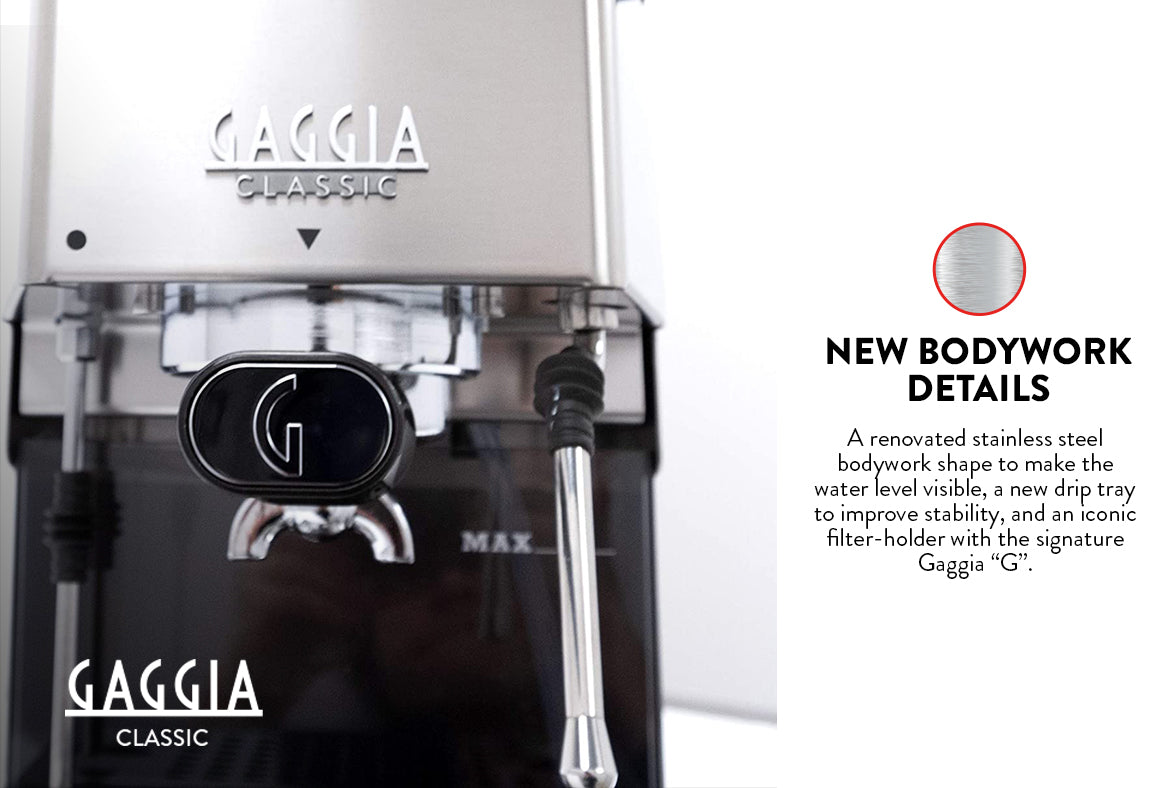 Gaggia | Classic EVO 2023 | Inox | Made in Italy