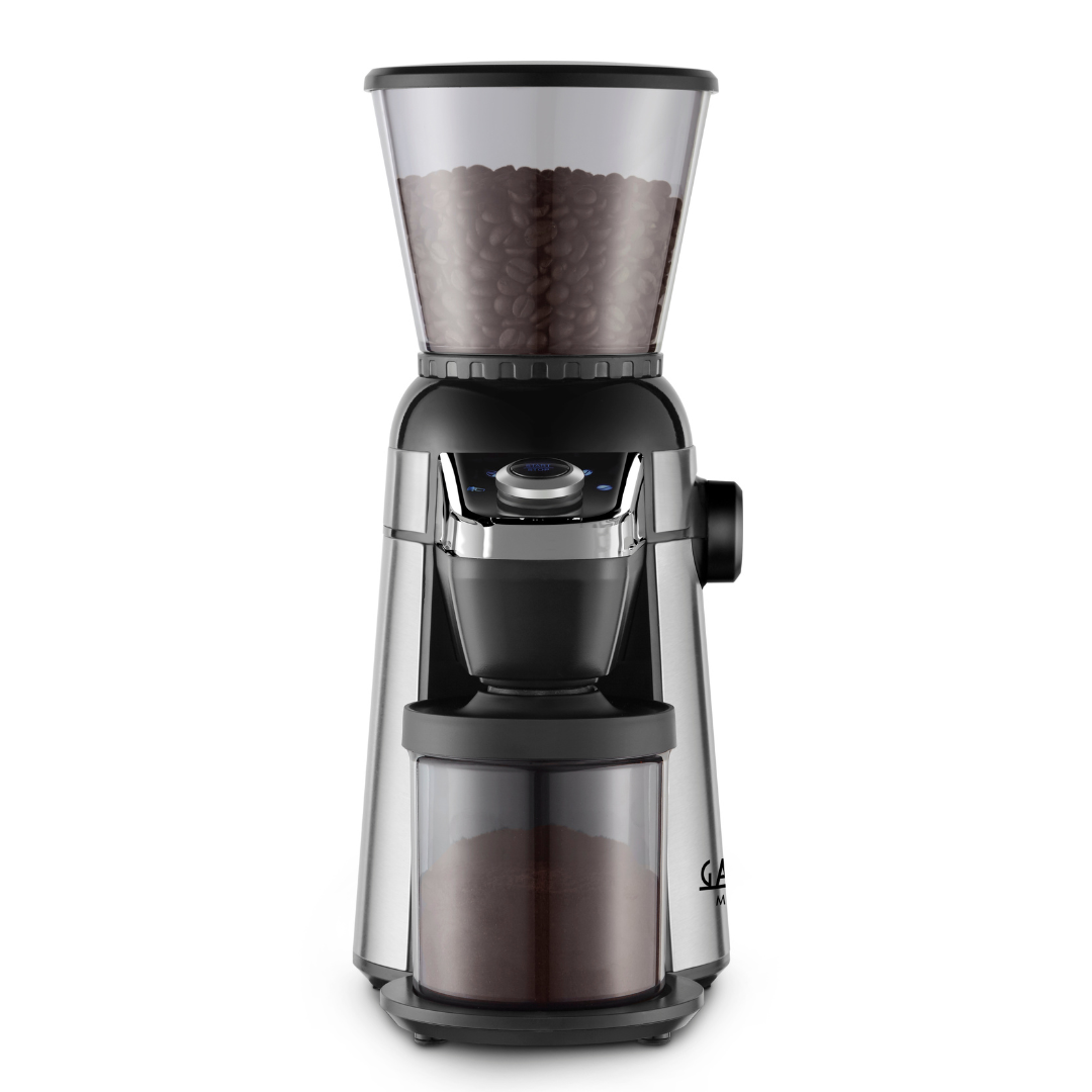 Gaggia Classic Grinder MD15 | Upto 15 Grind Settings | Stainless Steel Conical Burrs | 300g Coffee Bean Container | 150g Ground Coffee Container | Espresso Coffee Grinder