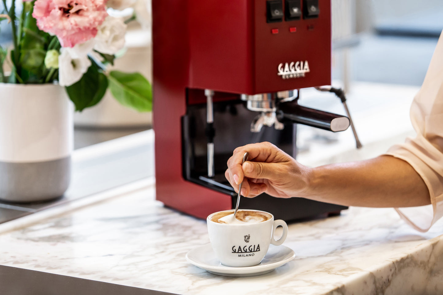 Gaggia | Classic EVO 2023 | Cherry Red | Made in Italy