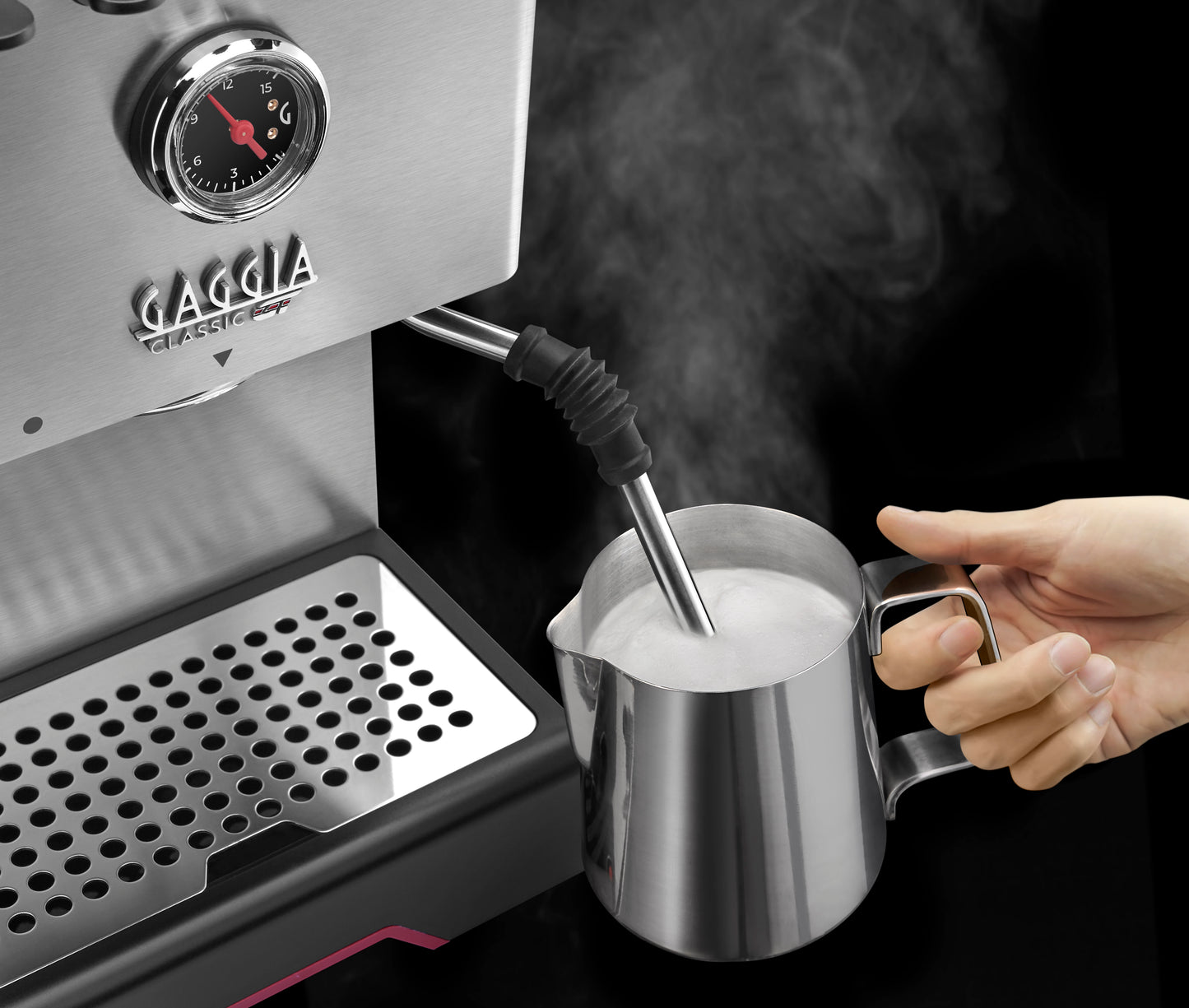 Gaggia Classic GT Dual-Boiler Espresso Machine | Dual-PIDs, Pre-Infusion & Intuitive Screen | Made in Italy | Colored TFT Display