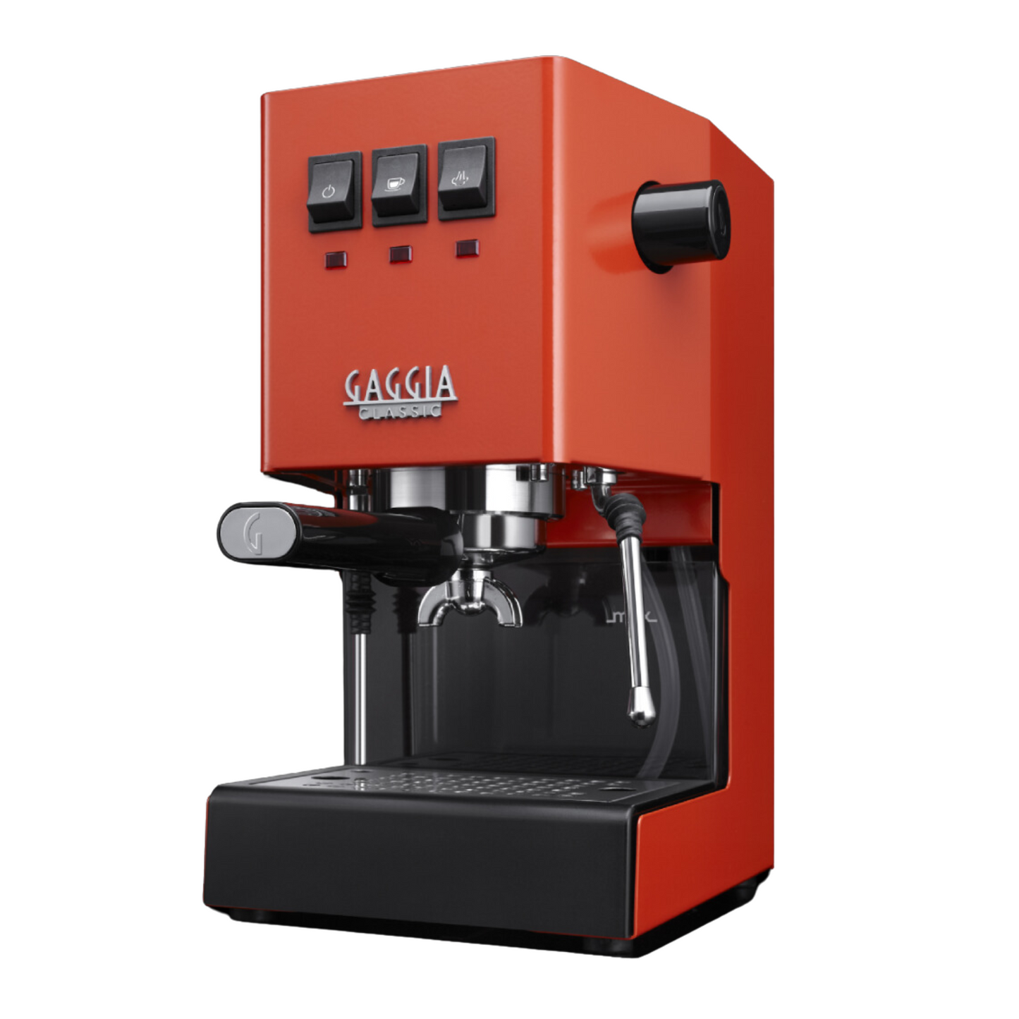 Gaggia Classic E24 | Brass Boiler & Brew Group | Premium SS Filter Holder & 58mm SS Portafilter | Made in Italy | 15-Bar Pump Espresso Machine | Lobster Red