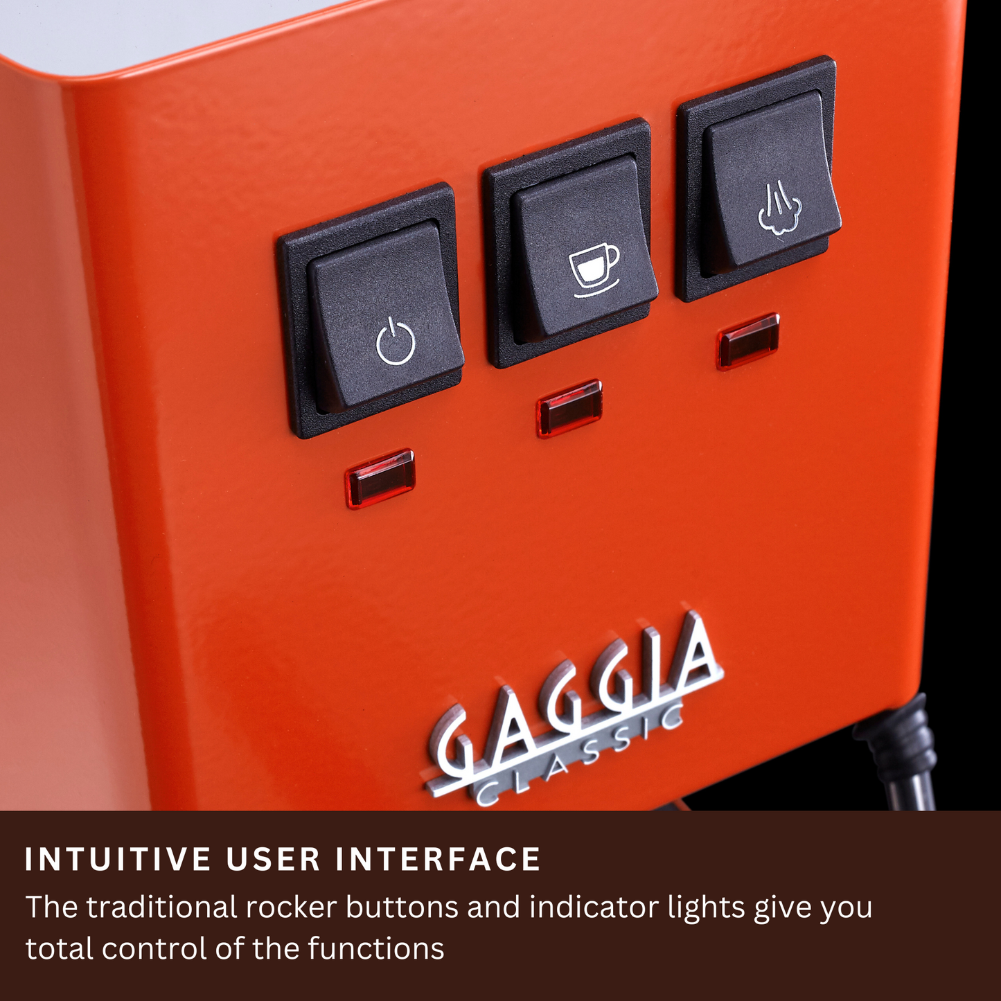 Gaggia Classic E24 | Brass Boiler & Brew Group | Premium SS Filter Holder & 58mm SS Portafilter | Made in Italy | 15-Bar Pump Espresso Machine | Lobster Red