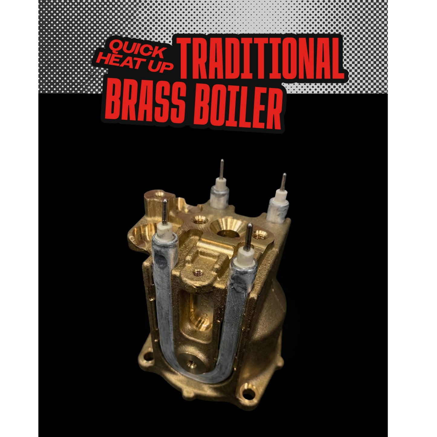 Gaggia Classic UP Espresso Machine – Italian 9-Bar Coffee Maker with Dual PID, Brass Boiler, Pressure Gauge, TFT Display, Steam Wand, 58mm Portafilter, 3-Year Warranty