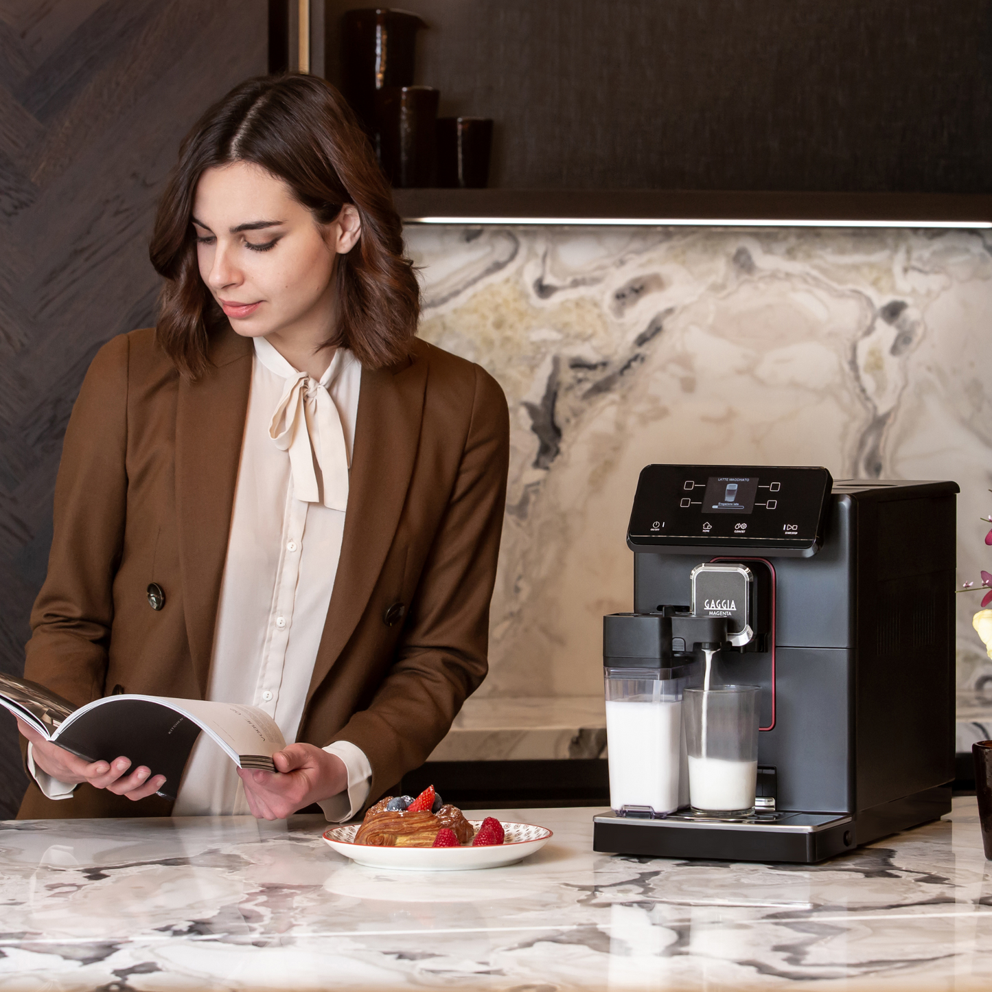 Gaggia Magenta Prestige | 12 Beverages At Touch Of A Button | Customise Your Beverage The Way You Like It | Made in Italy