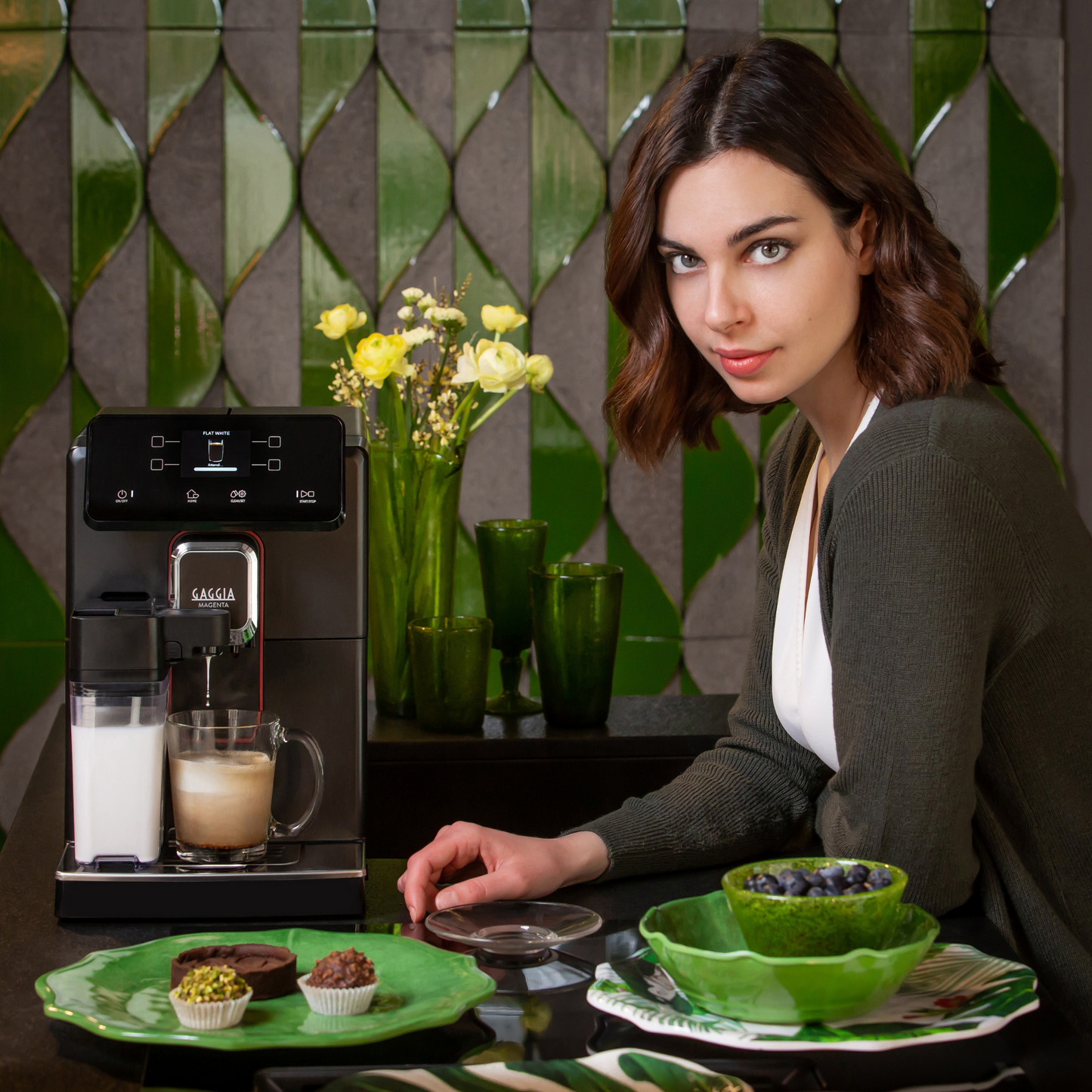 Gaggia Magenta Prestige | 12 Beverages At Touch Of A Button | Customise Your Beverage The Way You Like It | Made in Italy
