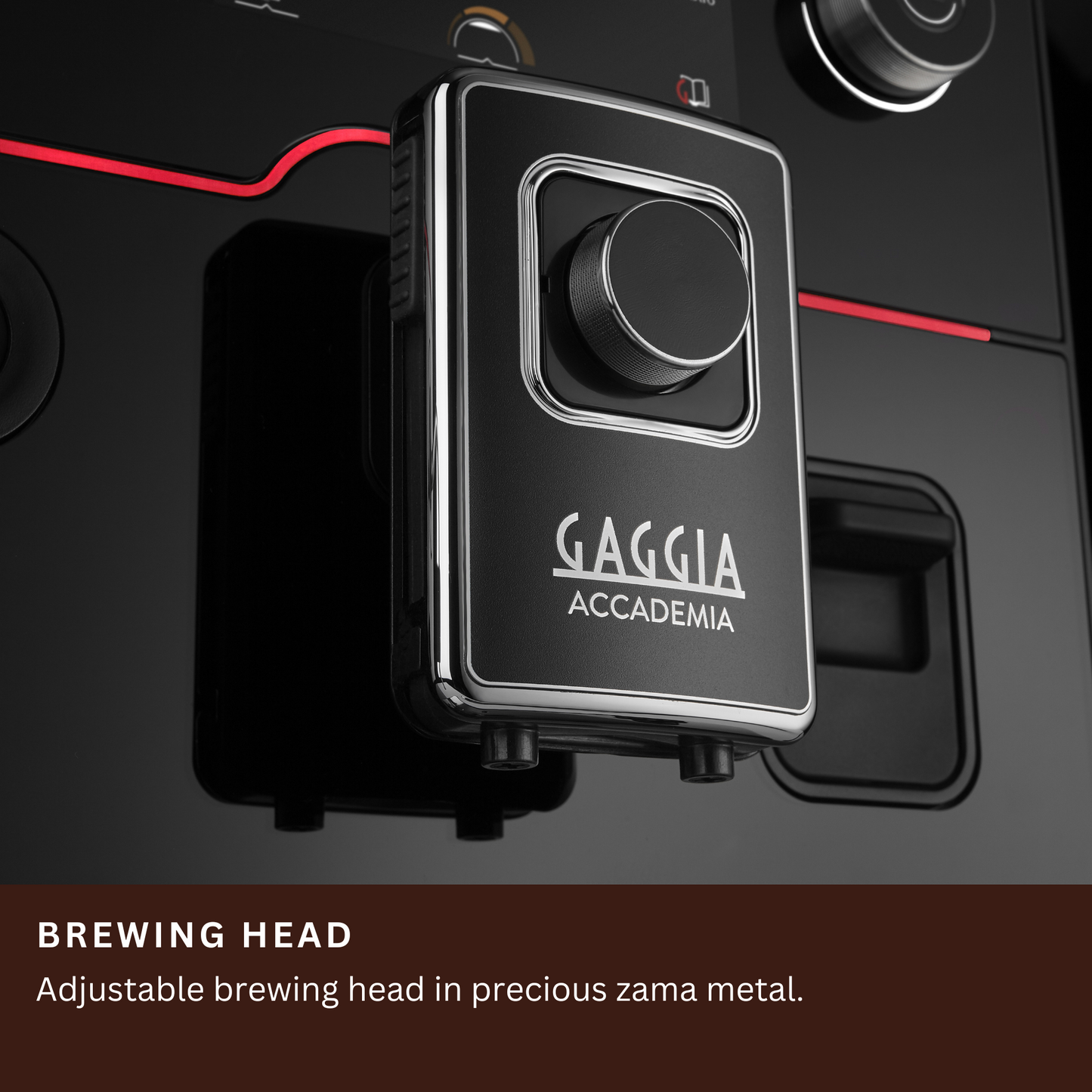 Gaggia New Accademia | 19 Drinks At Tap of Icon | 2 Milk Systems - Milk Carafe and Steam Wand | Control Water Flow Through Coffee | Luxury Black Glass Facade | Made in Italy