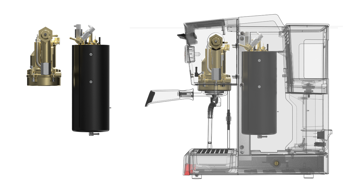 Gaggia Classic GT Dual-Boiler Espresso Machine | Dual-PIDs, Pre-Infusion & Intuitive Screen | Made in Italy | Colored TFT Display