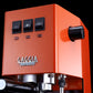 Classic EVO 2023 | 58mm SS Portafilter | Solenoid Valve | Professional Steam Wand | Orange | Made in Italy