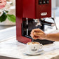 Classic EVO 2023 | 58mm SS Portafilter | Solenoid Valve | Professional Steam Wand | Cherry Red | Made in Italy