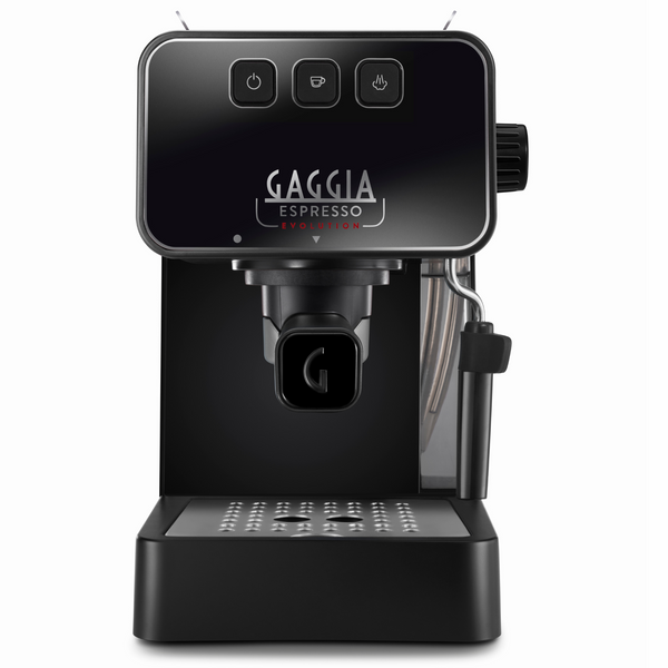 Gaggia Espresso Evolution | PID-Controlled Boiler | Articulated Pannarello | Memo function | Made In Italy | Color: Stone Black
