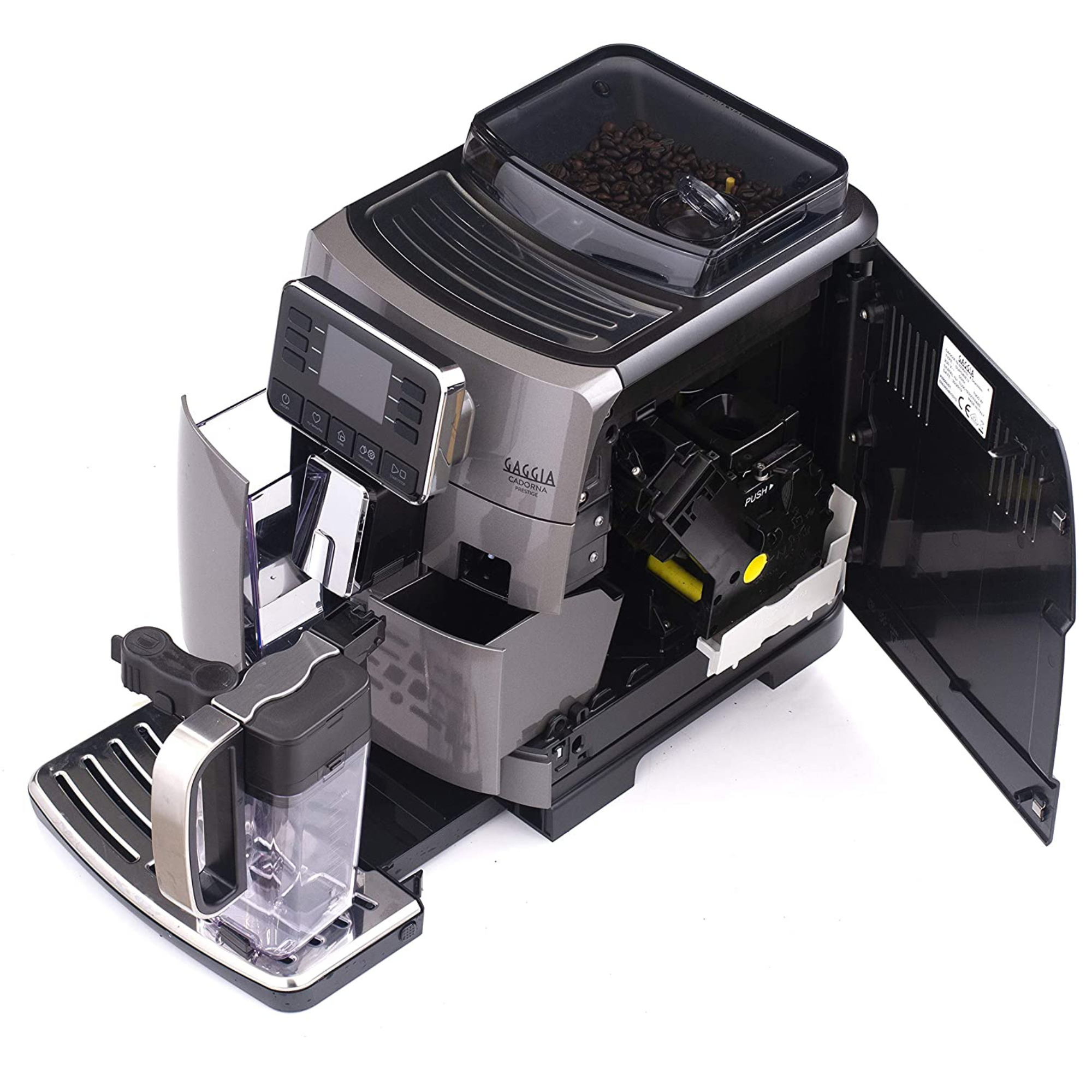 Gaggia Cadorna Prestige | Brew Hot & Iced Coffee | 15 Beverages Specialty | Super Automatic Bean to Cup Espresso Machine | Made in Italy | Anthracite Grey