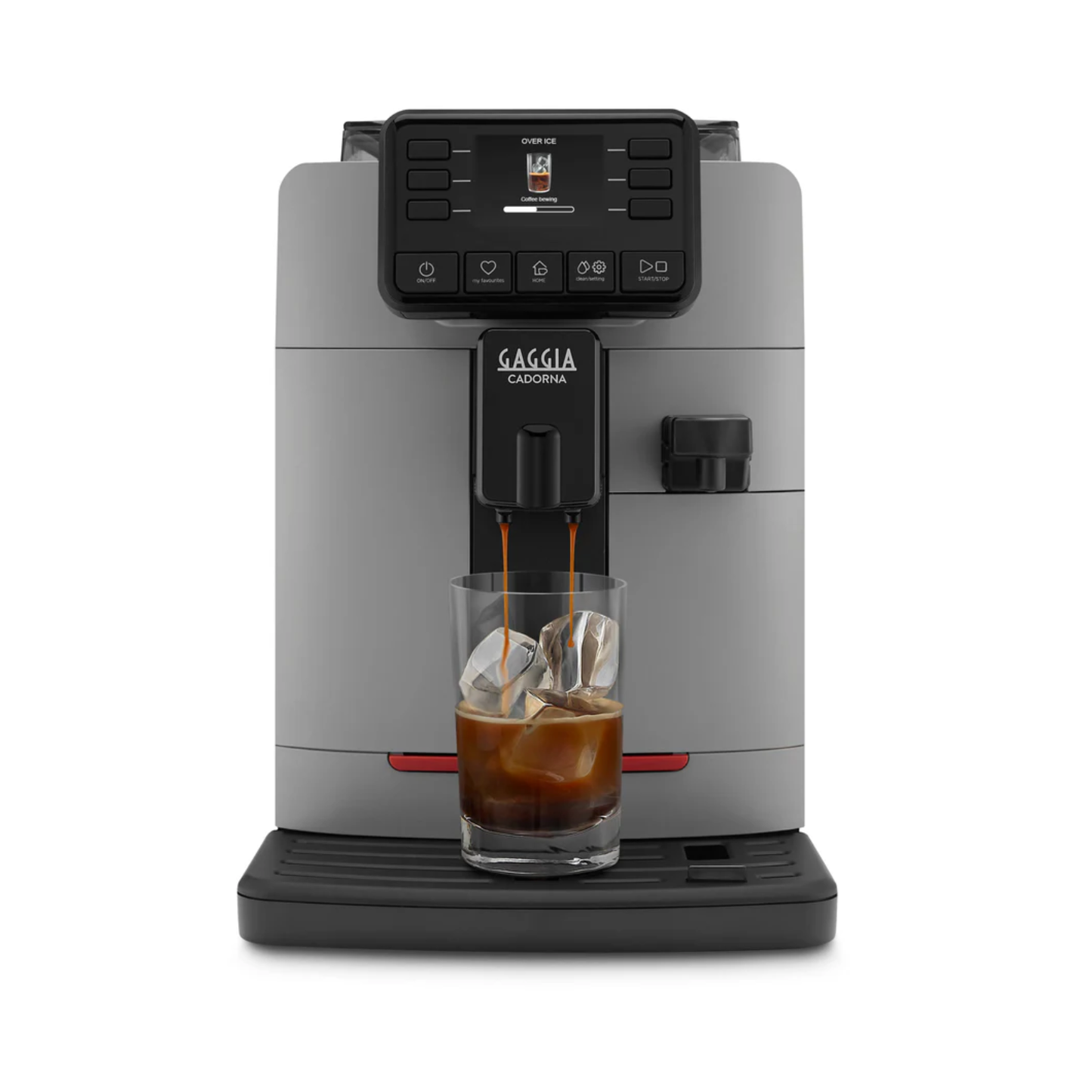 Gaggia Cadorna Prestige | Brew Hot & Iced Coffee | 15 Beverages Specialty | Super Automatic Bean to Cup Espresso Machine | Made in Italy | Moonlight Grey