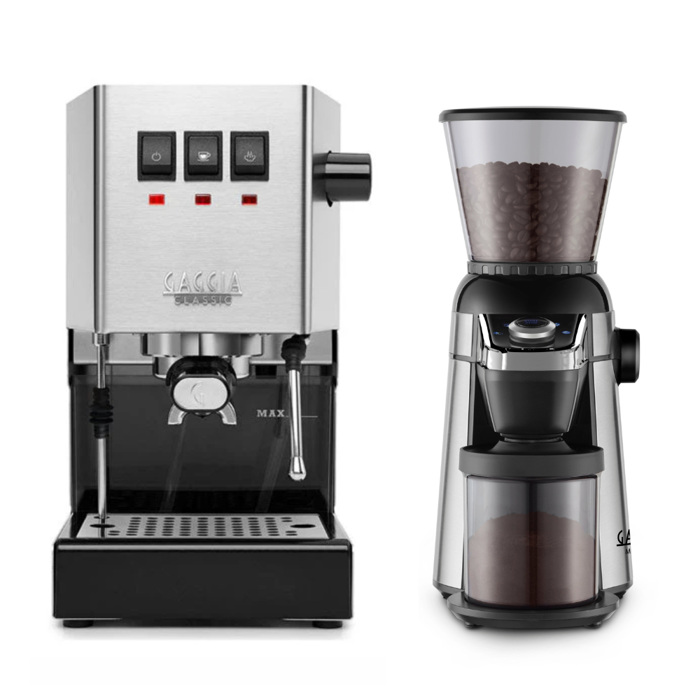 Gaggia Classic E24 &  MD15 Grinder Combo – The Complete Home Barista Setup