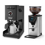 Gaggia Classic UP Espresso Machine & MDF 55 Coffee Grinder Combo – Italian Home Espresso Setup