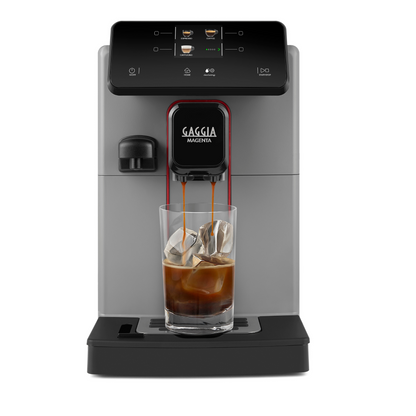 Gaggia Magenta Prestige Over Ice | Brew Hot & Iced Coffee | 13 Beverages Specialty | Super Automatic Bean to Cup Espresso Machine | Made in Italy