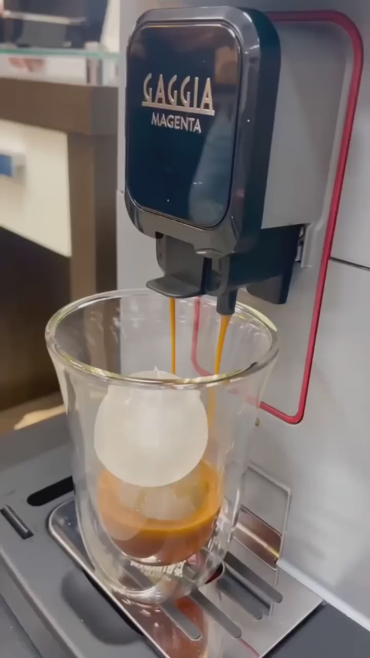 Gaggia Magenta Prestige Over Ice | Brew Hot & Iced Coffee | 13 Beverages Specialty | Super Automatic Bean to Cup Espresso Machine | Made in Italy | Moonlight Grey