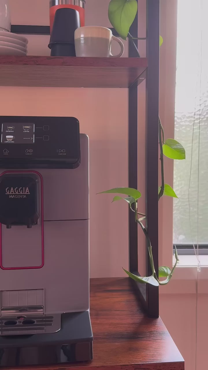 Gaggia Magenta Prestige Over Ice | Brew Hot & Iced Coffee | 13 Beverages Specialty | Super Automatic Bean to Cup Espresso Machine | Made in Italy | Moonlight Grey