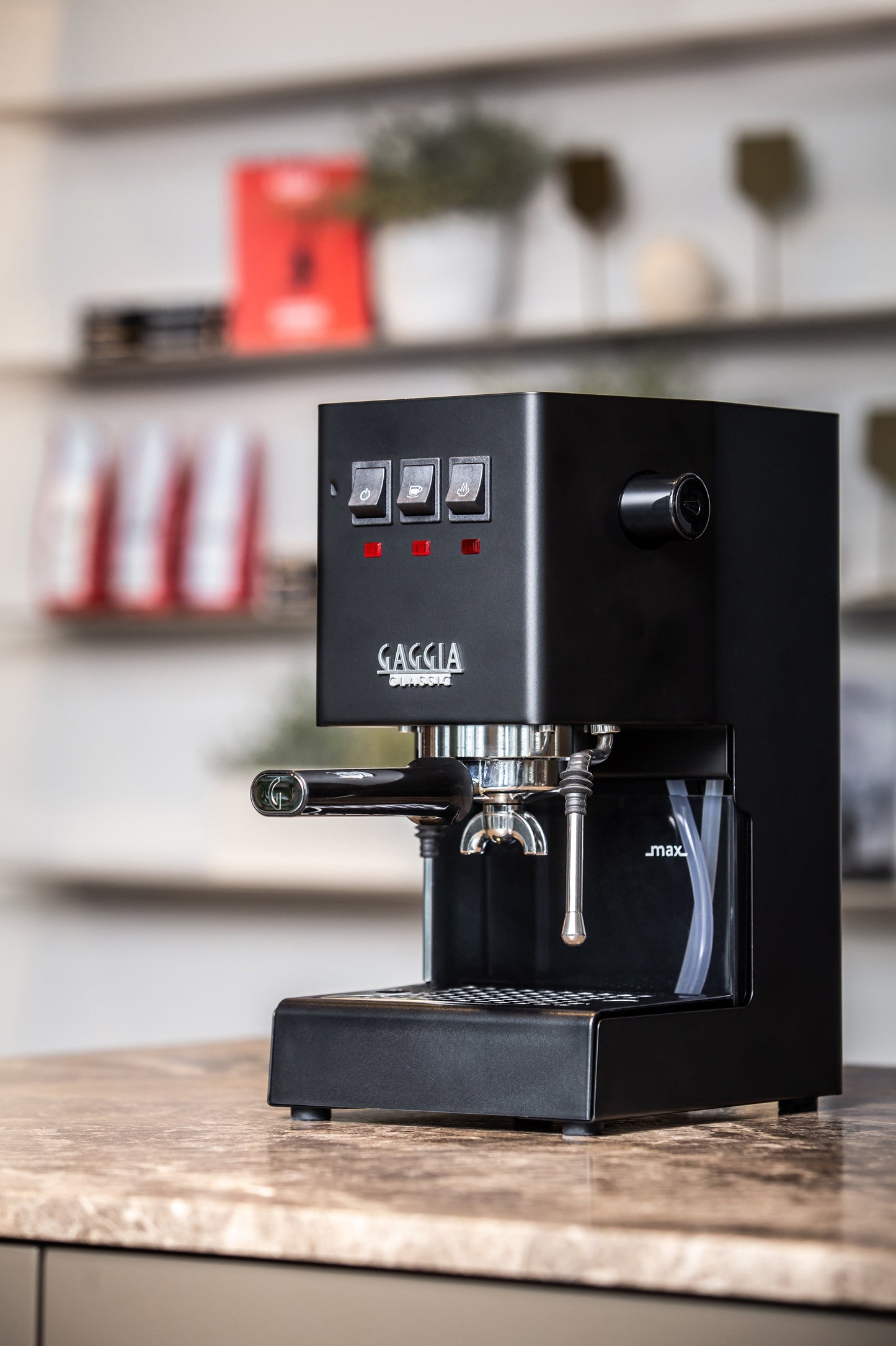 Classic EVO 2023 | 58mm SS Portafilter | Solenoid Valve | Professional Steam Wand | Thunder Black | Made in Italy
